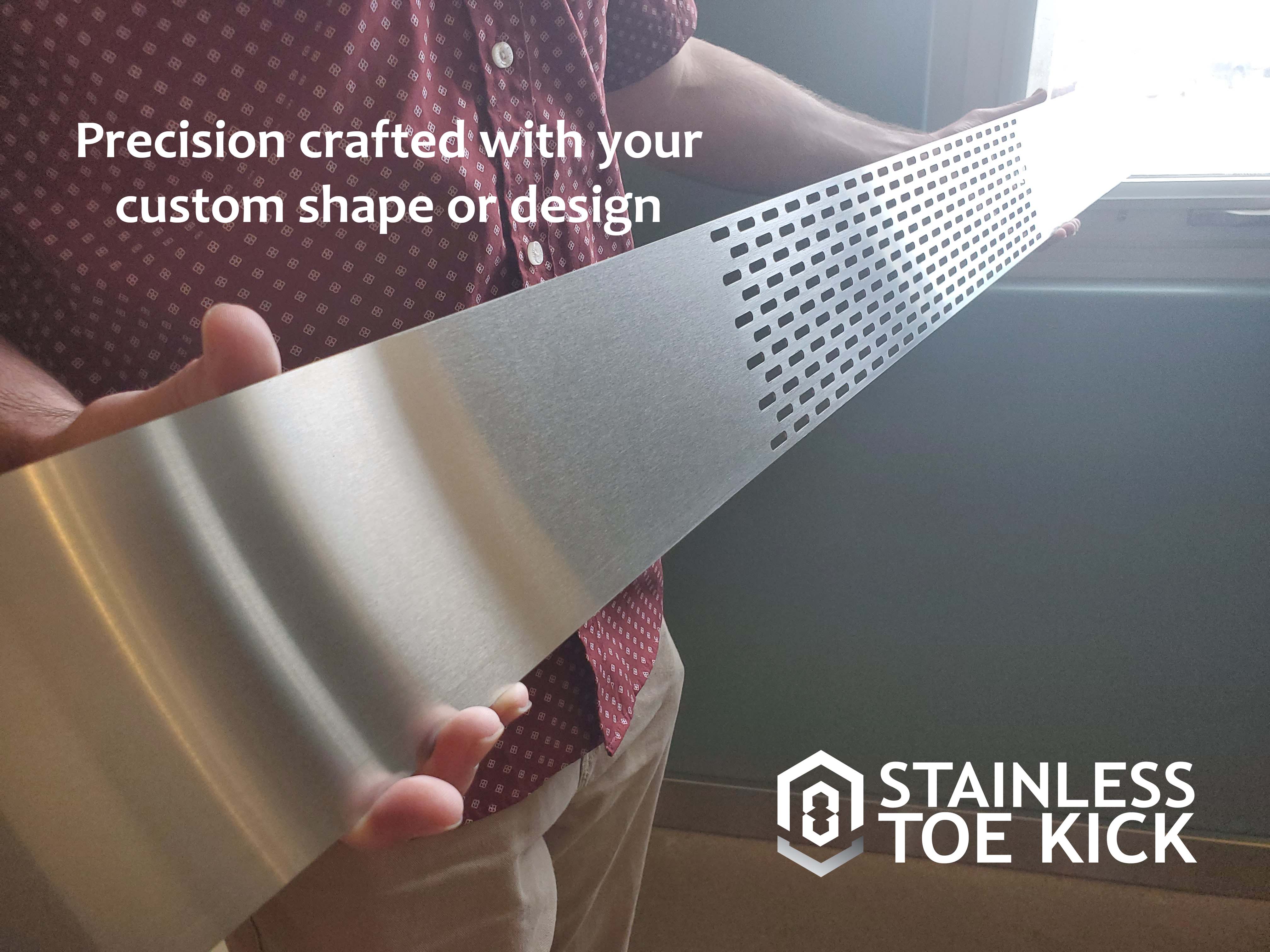 How to Design Your CustomShaped Toe Kick with Design Proof Stainless