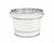 GALVANIZED LARGE WASH TUB,  4.5GAL-9 7/8H X 13.25D