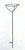 10" SPHERE GARDEN STAKE-10 3/8"D X 40"H