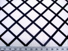 Discount Fabric Printed Lycra Spandex Stretch White Diamond Black Lattice C402