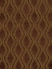 Fabric Robert Allen Beacon Hill Ovalos Umber Brown Silk Upholstery Drapery HH24