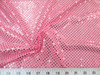 Discount Fabric Stretch Glitter Mesh Sequin Dots Pink Sheer Sparkle L43