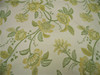 Fabric Robert Allen Beacon Hill Pennine Leaf Gold Silk Embroidered Floral *J46