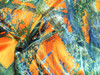 Fabric True Timber Camo MC2 Blaze Orange Charmeuse Silky Bridal Satin CS24