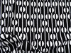 Bullet Printed Liverpool Textured Fabric Stretch Ethnic Dots Black White X50