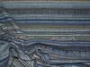 Printed Bullet Liverpool Textured Stretch Tribal Stripe Navy Blue