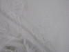 Stretch Lace Apparel Fabric Sheer Off White Rose Floral OO32