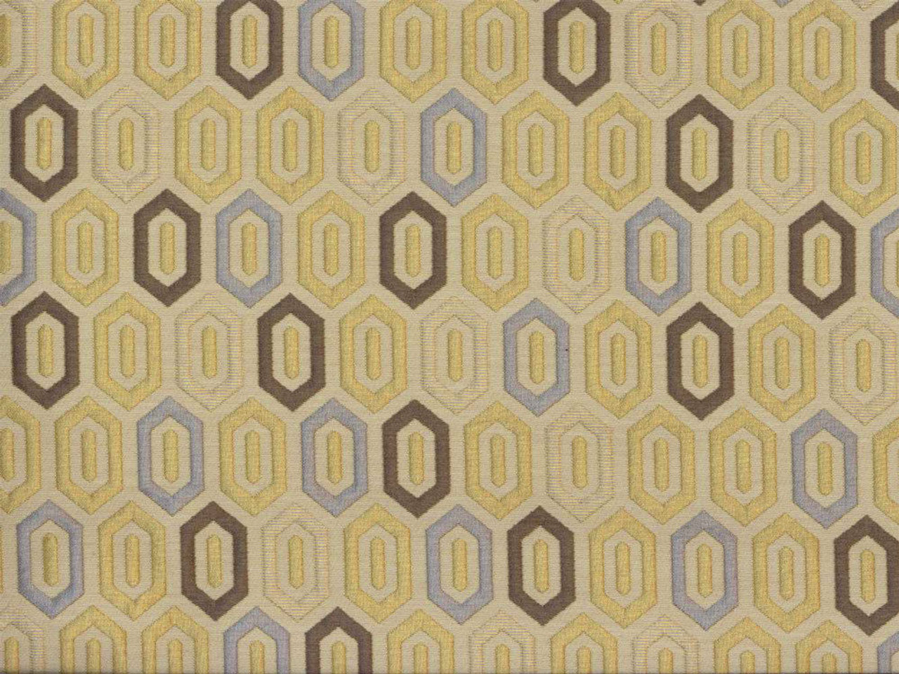 Discount Fabric Richloom Upholstery Drapery Devi Citrus Geometric Jacquard NN43