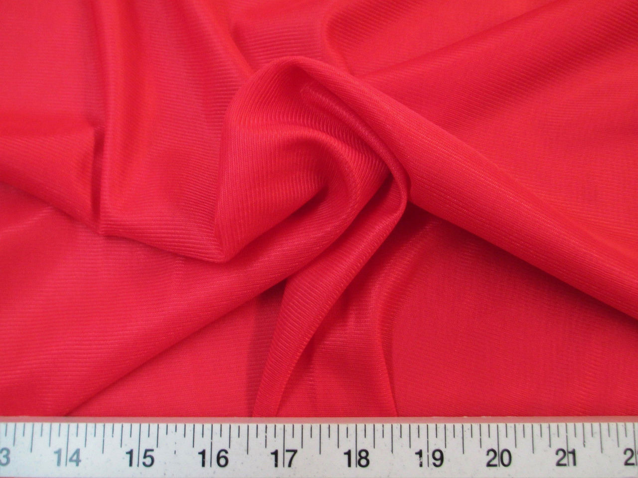 Discount Fabric Nylon 40 Denier Tricot Stretch Red 108 inch wide TR06