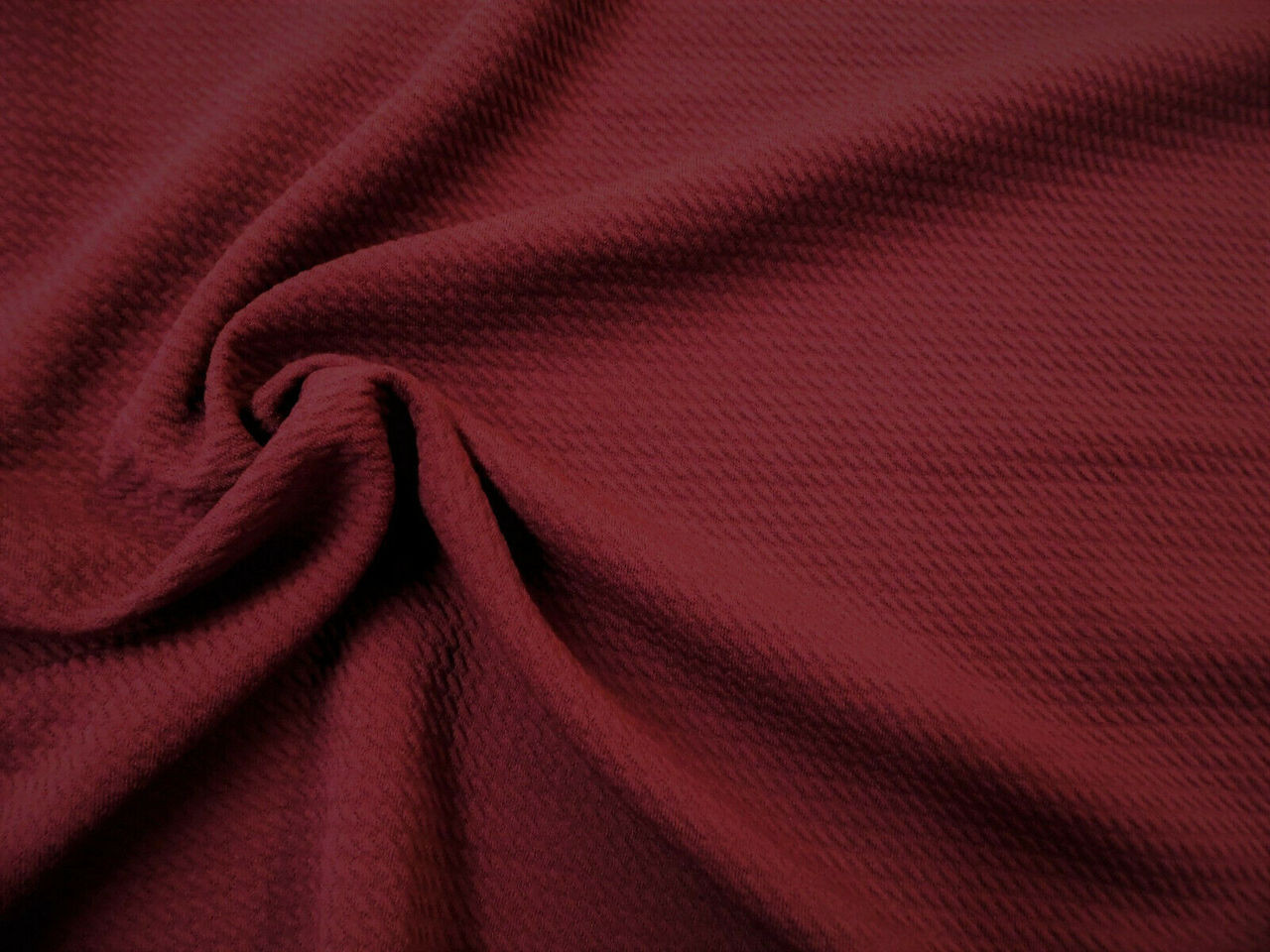 Bullet Textured Liverpool Fabric 4 way Stretch Burgundy Wine S20