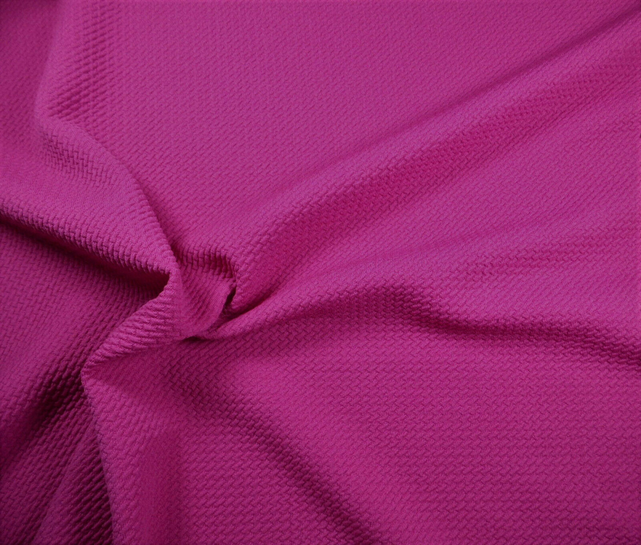 Bullet Textured Liverpool Fabric 4 way Stretch Magenta Q11