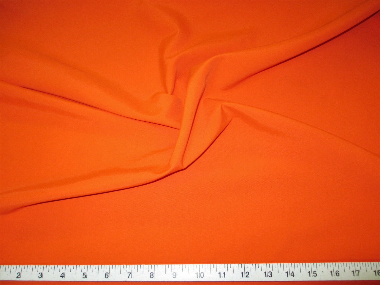 Discount Fabric 2 Ply 100% Nylon Taslan Water Repellent Orange KK41