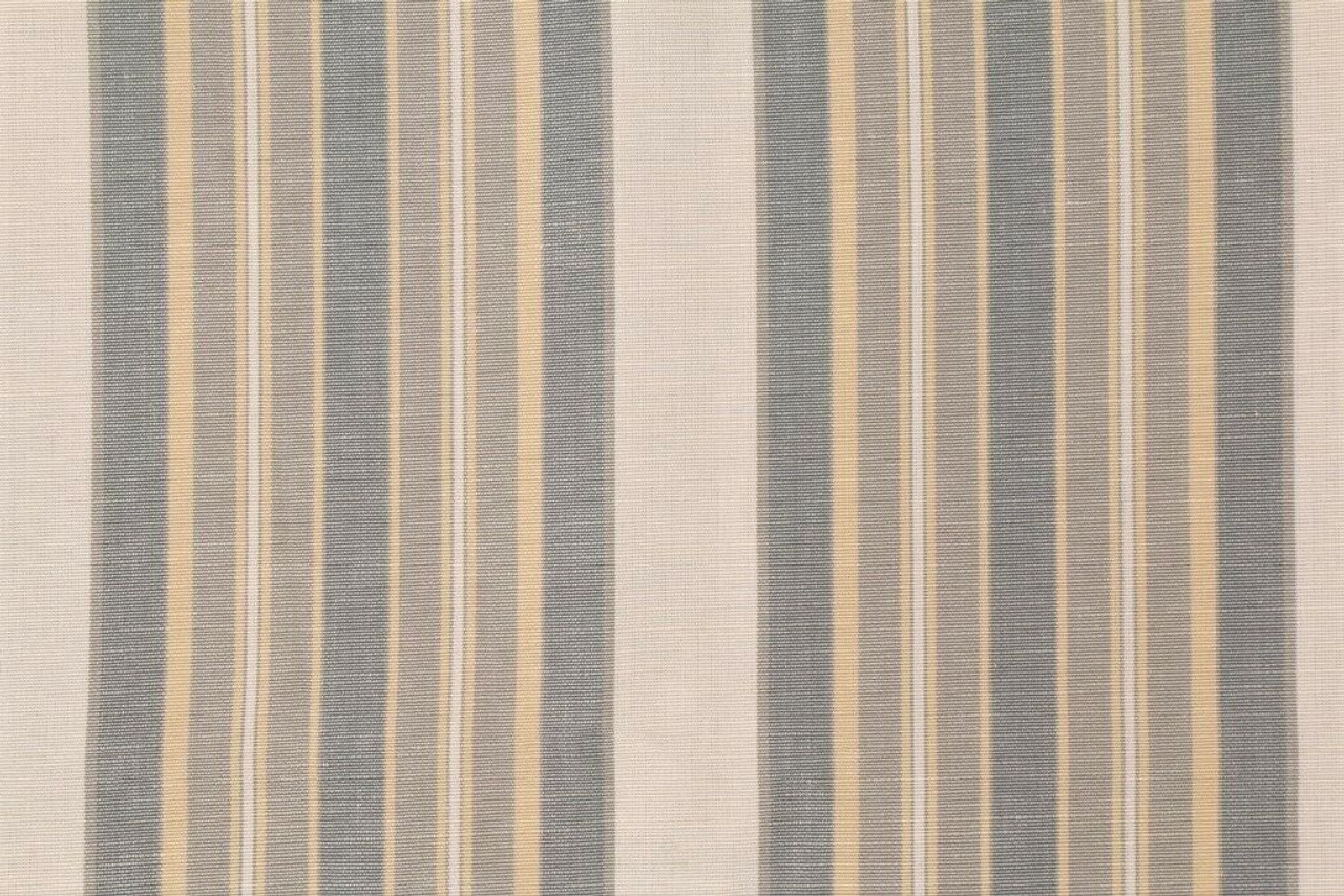 Fabric Robert Allen Beacon Hill Thistle Stripe Pewter White Drapery *J49