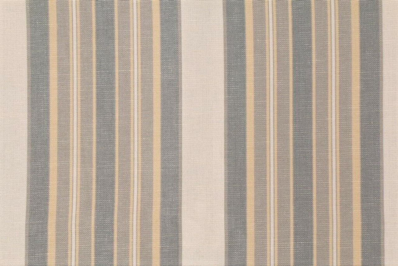 Fabric Robert Allen Beacon Hill Thistle Stripe Pewter White Drapery *J49