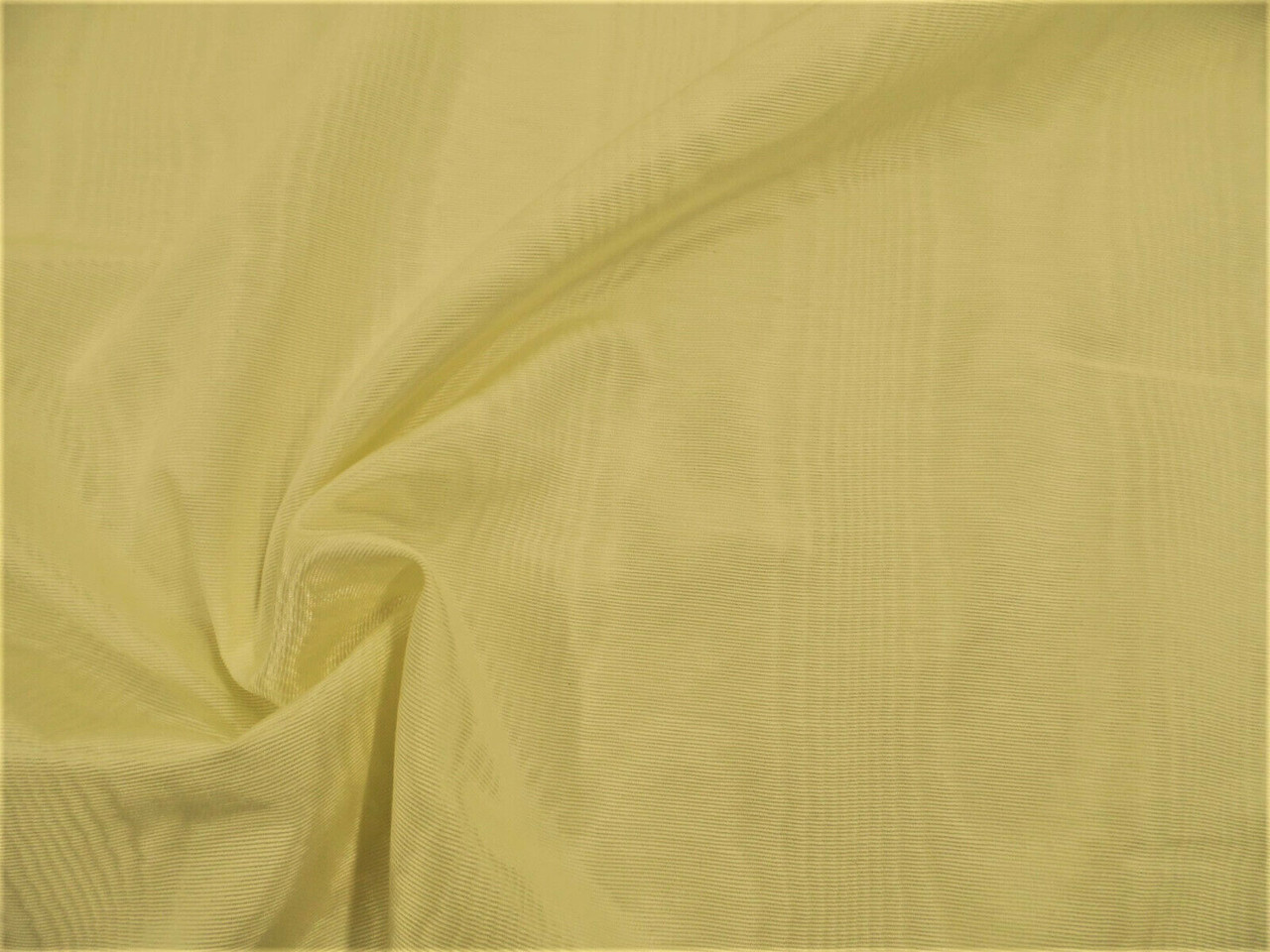 Discount Fabric Moire` Bengaline Faille Creamy Yellow QQ45
