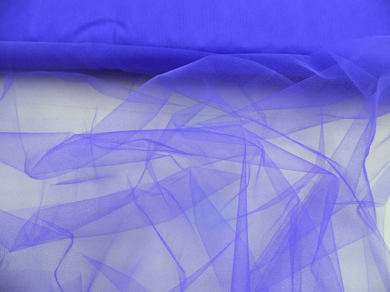 Nylon Tulle Sheer Fabric Royal Blue 54 inch wide DD303