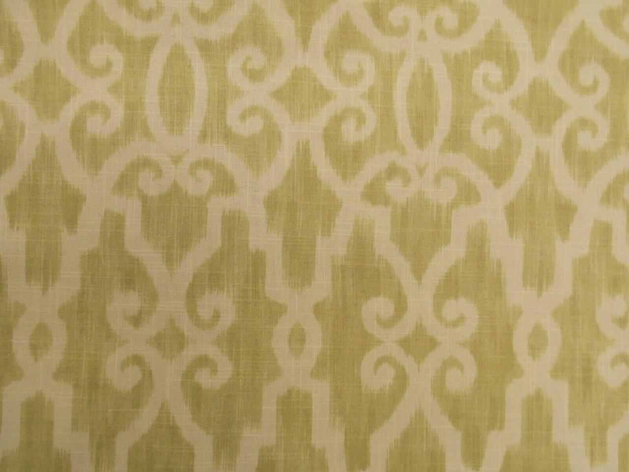 Belle Maison Harper Cotton Upholstery Drapery Fabric Linen Ikat Damask NN45