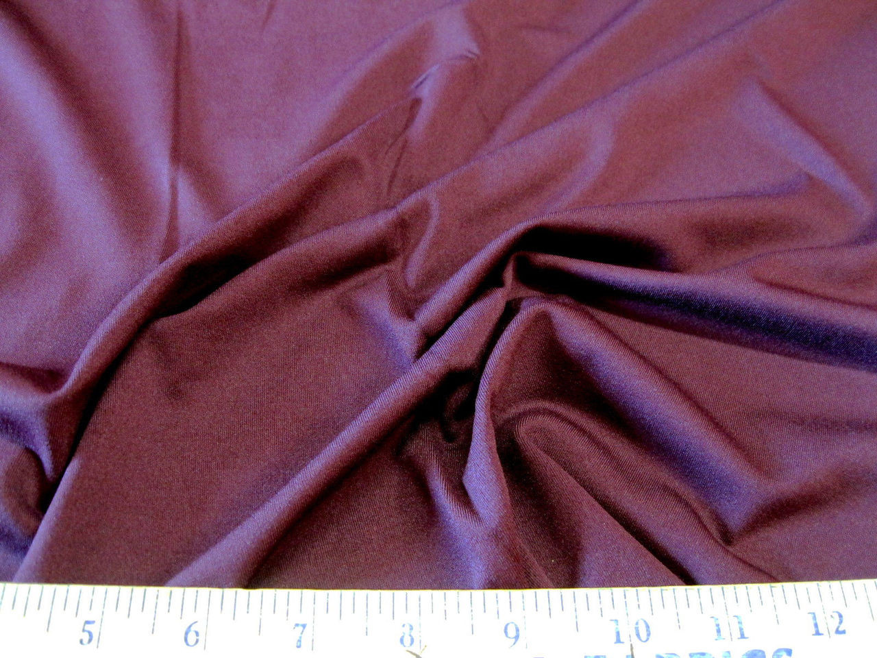 Discount Fabric Lycra Spandex  4 way stretch Solid Burgundy LY924