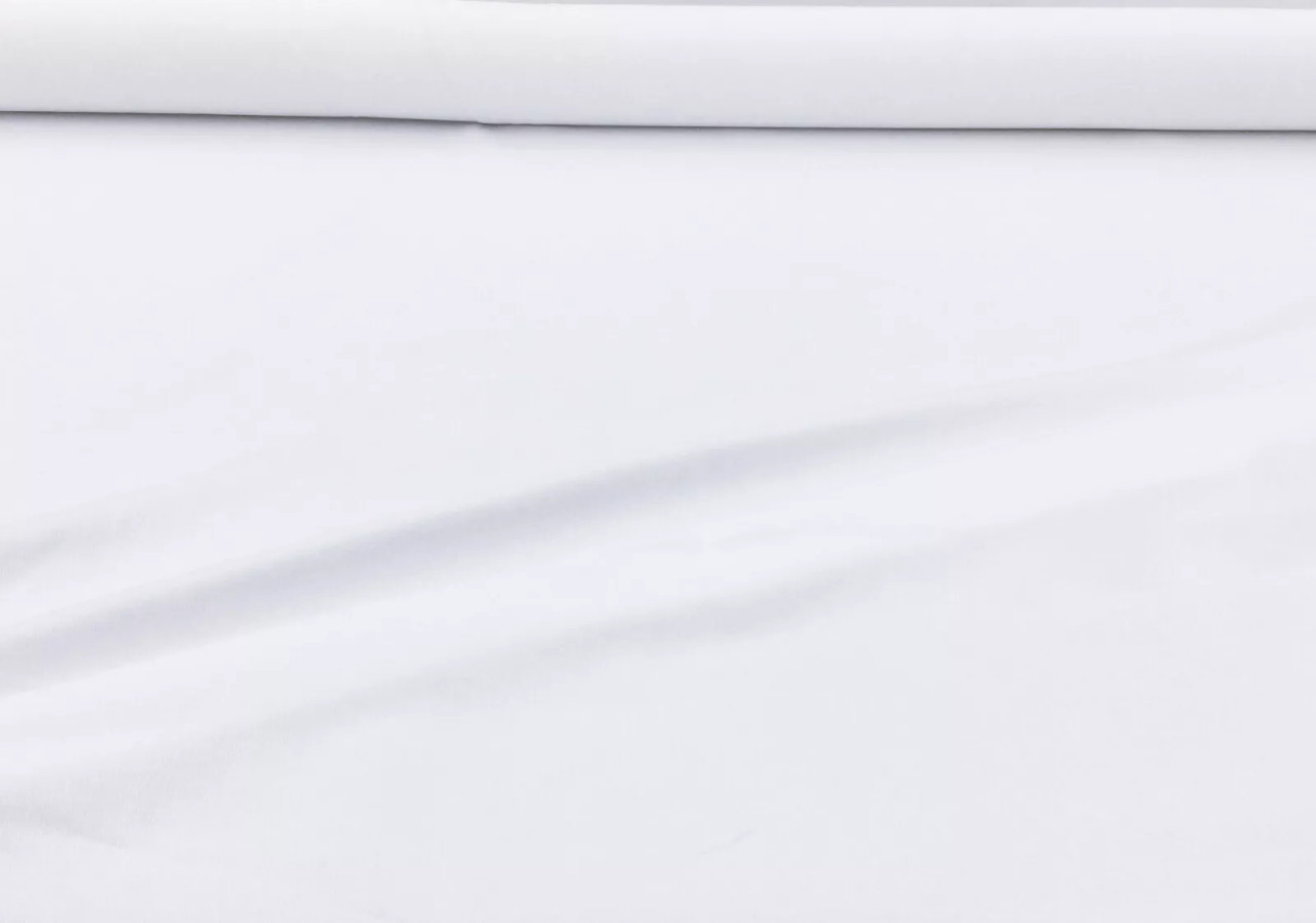 Discount Fabric Fine Twill Snow White TW100