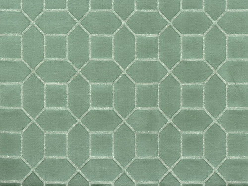 Discount Fabric Richloom Upholstery Drapery Linen Hyde Mint Jacquard NN41