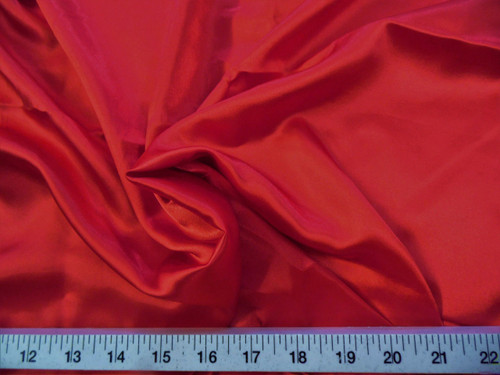 Discount Fabric Charmeuse Silky Bridal Satin Apparel Red CS07