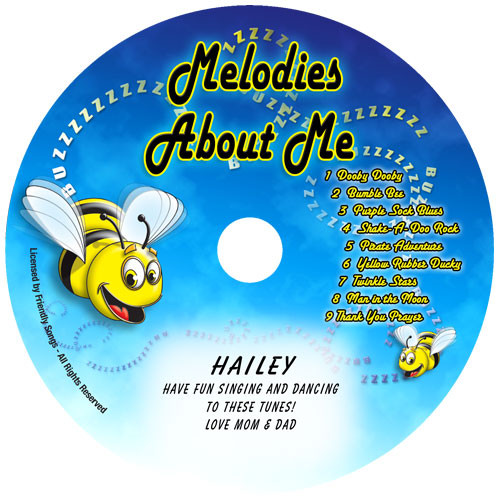 Melodies About Me Personalized Kids Music CD