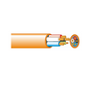 2.5mm 4 Core & Earth Orange Circular Cable - (Per Meter)