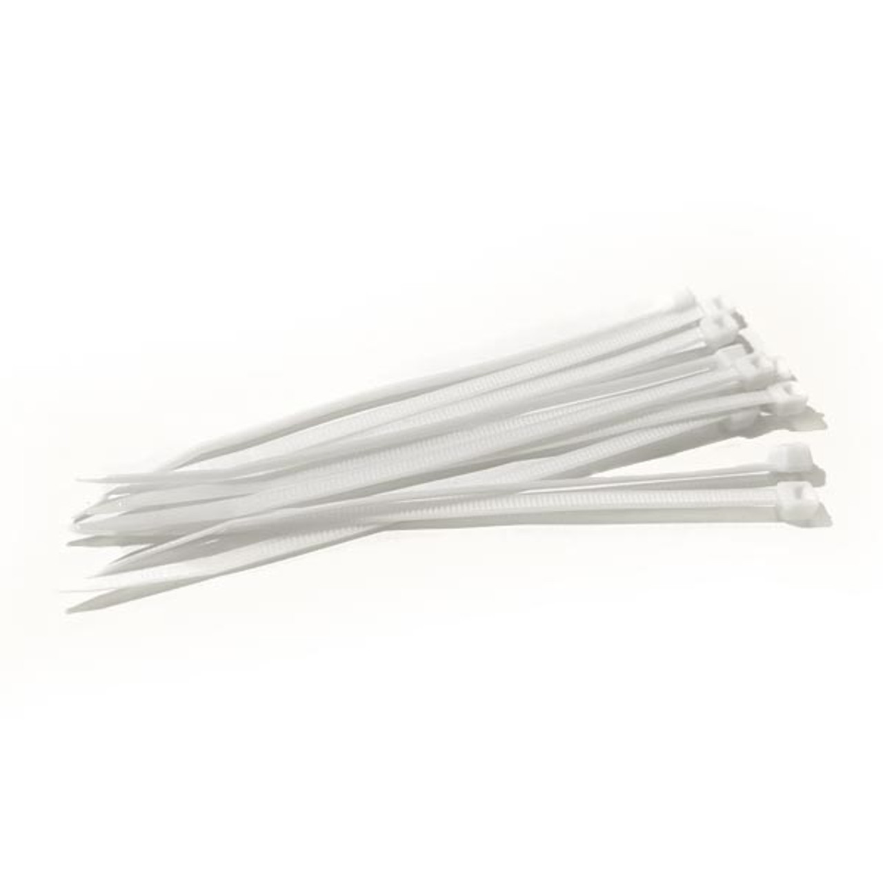 Nylon Cable Ties 100 x 2.5mm - White (Pk 100)