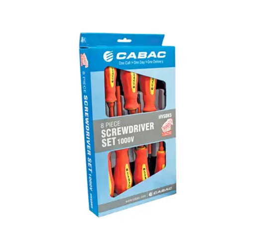 Cabac Screwdriver Set - 8 Pce 1000V VDE