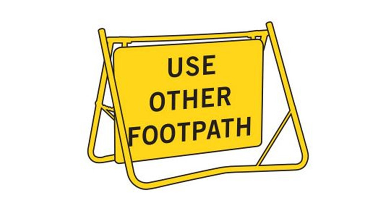 Use Other Footpath - Swing Stand Sign 900 x 600mm