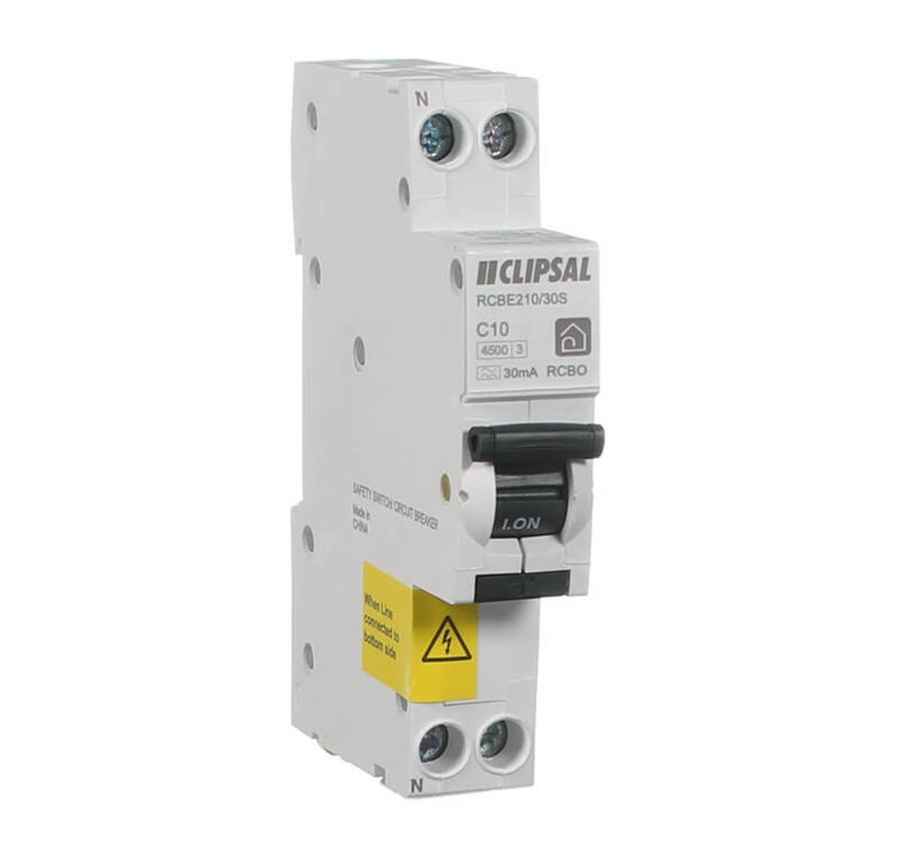 Combined RCD/MCB 32A 1 Pole Circuit Breaker C Curve Clipsal 30mA 4.5kA