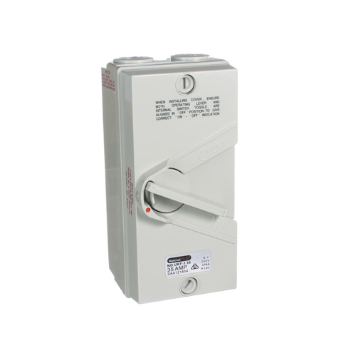 Isolator Switch 1 Pole 35A - IP66