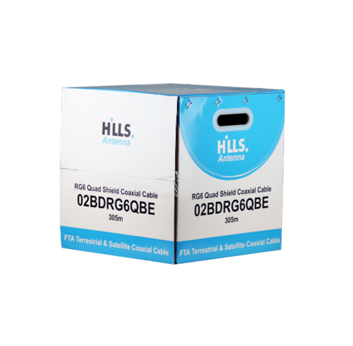 RG6 Quad Shield Coax Cable Hills - 305m