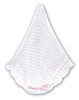 White & Pink Baby Blanket