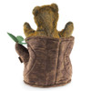 Bear in Tree Stump Puppet