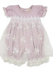 Lilac Mist Infant Girls Bubble Dress