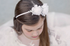 Lisa Floral Headband - White or Ivory