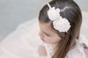 Lisa Floral Headband - White or Ivory
