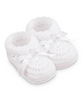 Cotton Crocheted Baby Booties