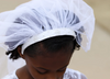 White or Light Ivory Headband Communion Veil