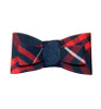 Navy & Red Plaid Tuxedo Hair Bow