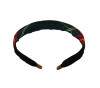 Black, Red & Green Plaid Thin Headband