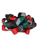 Green, White & Red Plaid Loopy Hair Bow