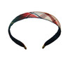 Green, White, & Red Plaid Thin Headband