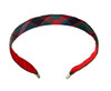 Red, Green & Black Plaid Thin Headband