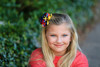 Navy, Lt Blue, Yellow & Red Loopy Hair Bow