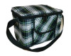 Forest, Navy, White & Yellow Plaid Square Lunch Box