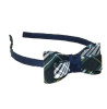 Forest, Navy, White & Yellow Plaid Tuxedo Bow Headband