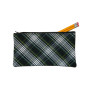Forest, Navy, White & Yellow Plaid Pencil Case