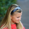 Forest, Navy, White & Yellow Plaid 1.5" Headband